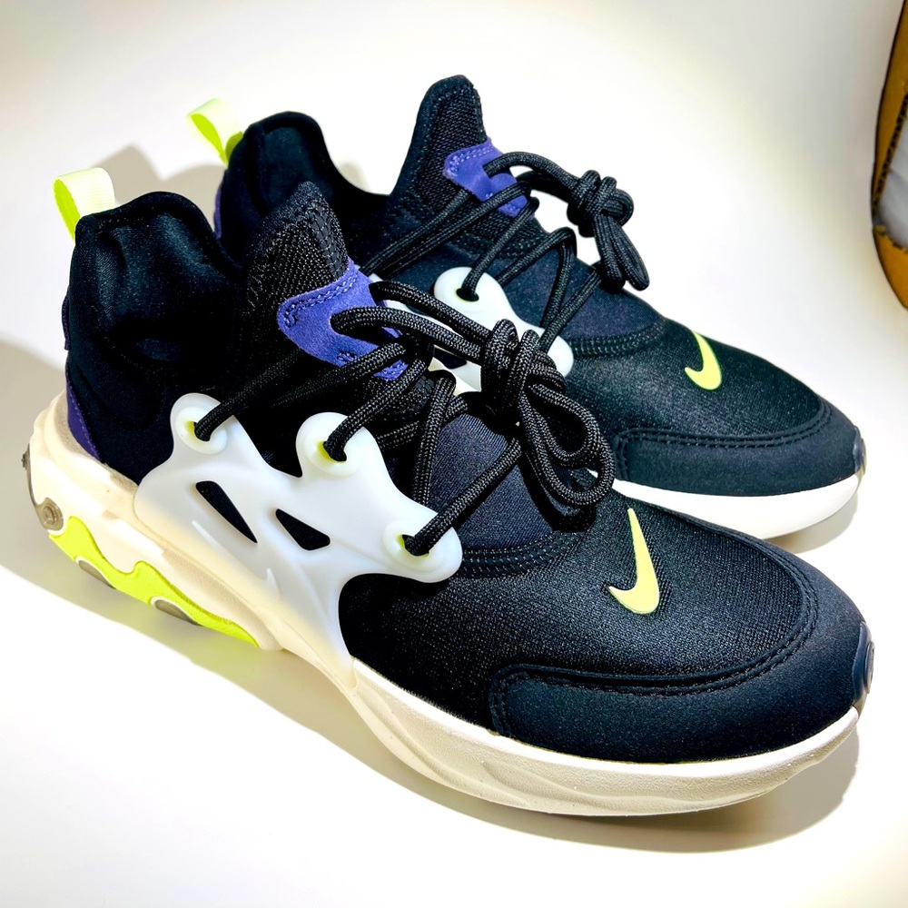 Nike React Presto Black Barely Volt